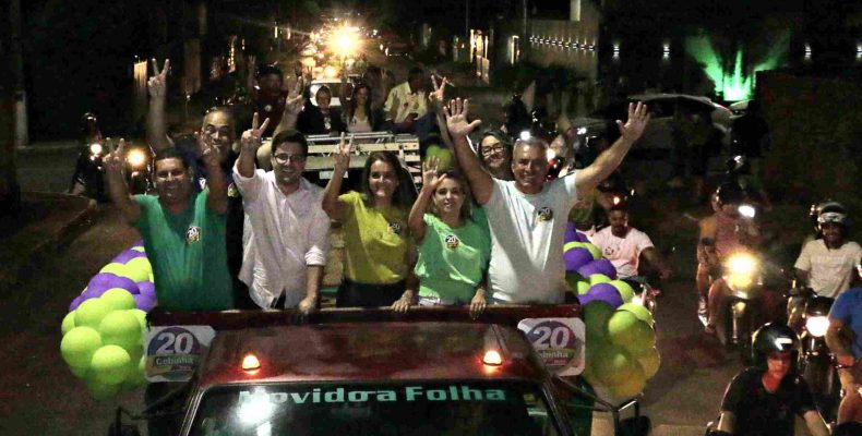 Grande carreata marca reta final da campanha de Cebinha e Nelci em Ouvidor