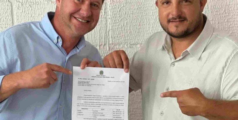 Prefeito eleito Douglas Sertório receberá R$ 2,5 milhões do senador Wilder Morais