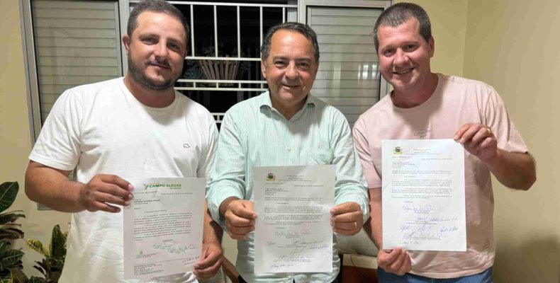 Prefeito, vereadores e lideranças de Campo Alegre de Goiás reuniram com deputado Adriano do Baldy