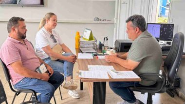 Visita da primeira-dama de Campo Alegre de Goiás à cidade de Ipameri