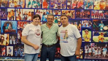 Prefeito de Anhanguera participa de celebração em Ouvidor e reforça laços entre as cidades irmãs