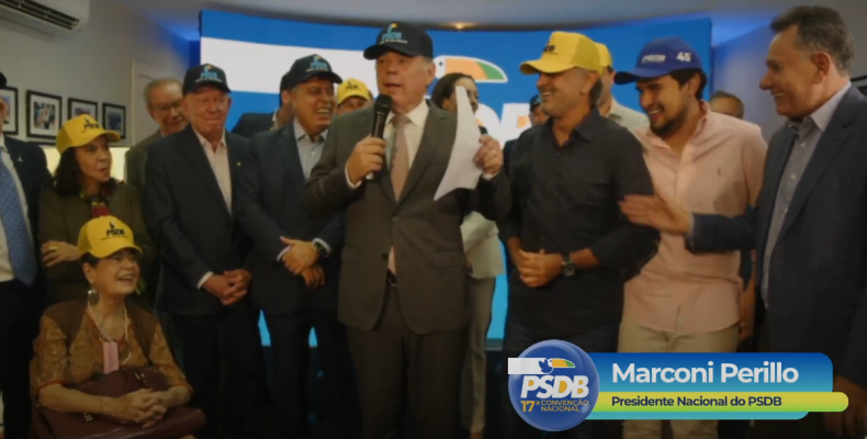 Em convenção nacional, PSDB decide se unir com o Podemos