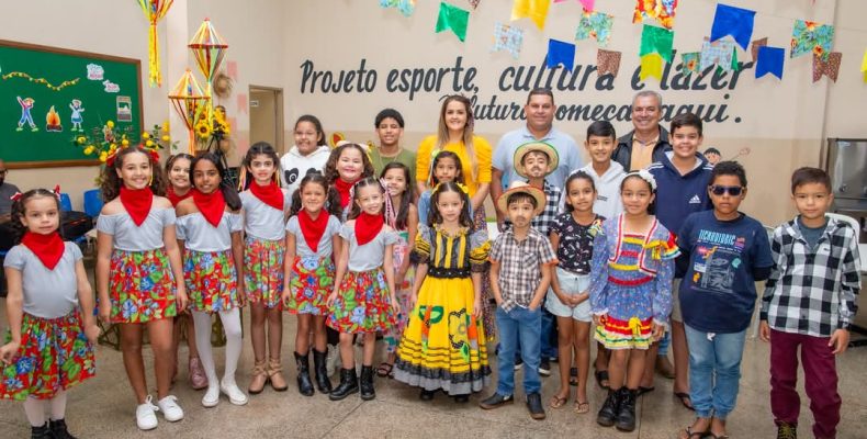 Festa Junina do Projeto Esporte, Cultura e Lazer encanta a criançada em Ouvidor