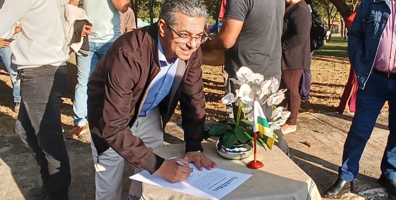 Prefeitura de Anhanguera, Marcelo Paiva, convoca população para assinatura de Ordem de Serviço de iluminação pública