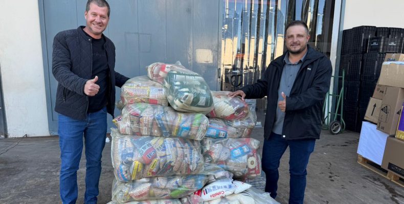Prefeito de Campo Alegre de Goiás realiza doação de alimentos e leite ao Hospital do Amor em Barretos