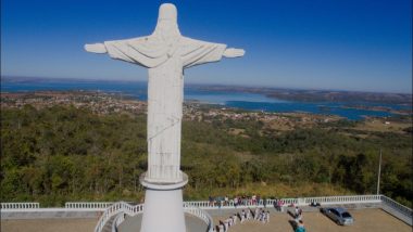 Celebração de Fé e Patrimônio: Comunidade de Três Ranchos se Reúne para a Restauração do Cristo
