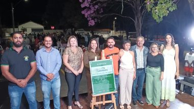 Prefeitura de Anhanguera inaugura melhorias na iluminação pública da Praça Ver. Aníbal Pires Barbosa