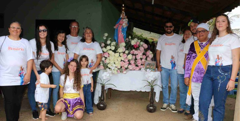 Cerimônia de entrega da coroa encerra a 78ª festa de Nossa Senhora do Rosário em Três Ranchos