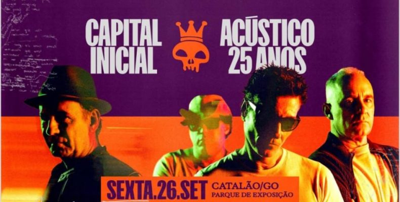 Catalão recebe o Rock Nacional em celebração aos 25 anos do Capital Inicial com turnê acústica