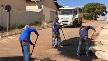 Prefeitura de Campo Alegre de Goiás intensifica tapa-buracos para melhorar trafegabilidade e segurança