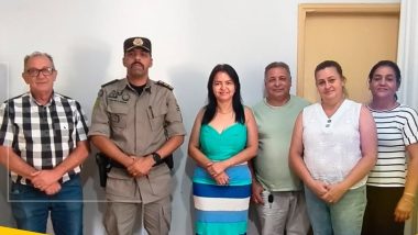 Autoridades discutem melhorias no policiamento de Davinópolis