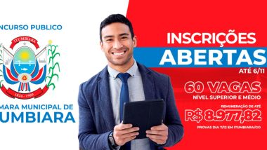 Câmara Municipal de Itumbiara/GO abre Concurso Público com vagas para níveis Superior e Médio