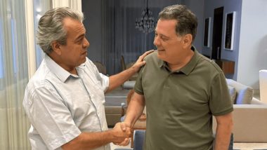 Primo de Caiado, ex-prefeito de Formosa Ernesto Roller publica foto no Instagram ao lado de Marconi Perillo