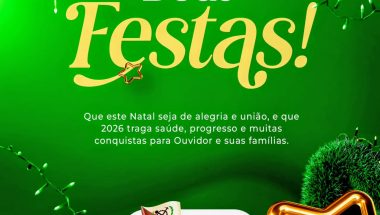 Boas Festas! Prefeitura de Ouvidor celebra o espírito natalino com desejo de saúde e progresso para a comunidade