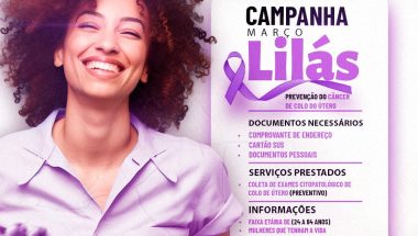 Davinópolis: Campanha Lilás mobiliza Saúde e Justiça para prevenção do câncer de colo de útero
