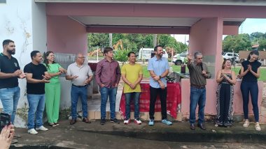 Anhanguera lança reforma geral de vestiário no Clube Municipal em ato com participação de autoridades locais
