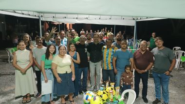 Inauguração histórica em Anhanguera: quadra poliesportiva recebe investimento 100% próprio