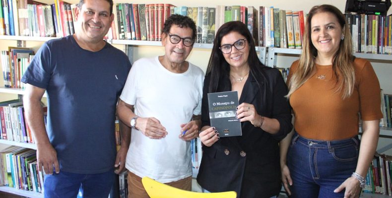 Ouvidor recebe equipe de documentário sobre “O Monstro do Triângulo” e autor referência no caso