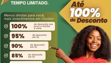 Prefeitura de Ouvidor lança REFIS 2026 com até 100% de desconto em juros e multas