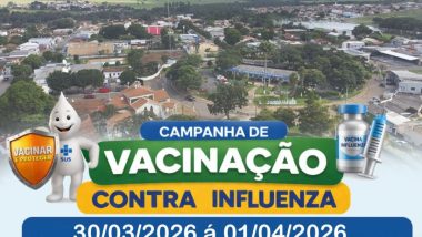 Segundo Dia D da Vacinação contra Influenza será realizado no dia 23 de maio