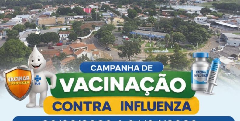Segundo Dia D da Vacinação contra Influenza será realizado no dia 23 de maio