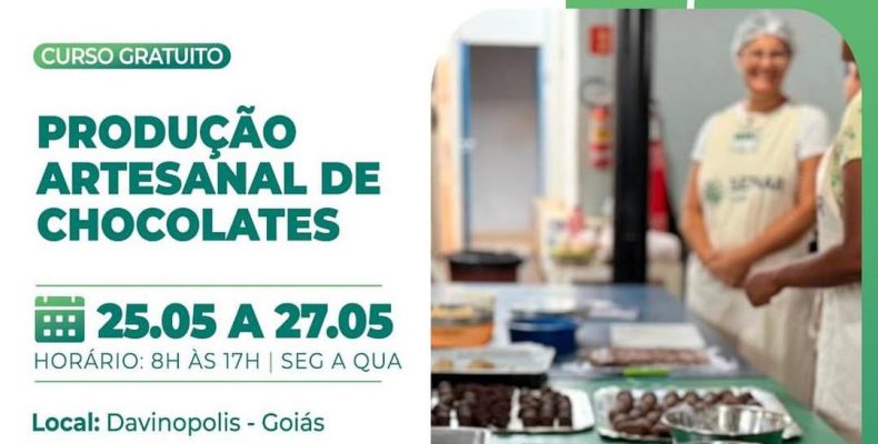 Davinópolis sedia curso de produção artesanal de chocolates em parceria com CRAS e SENAR
