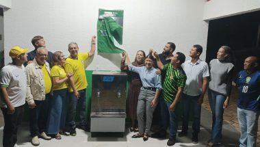 Inauguração em clima de Copa marca entrega dos novos vestiários do Complexo Turístico Levison da Silva em Anhanguera
