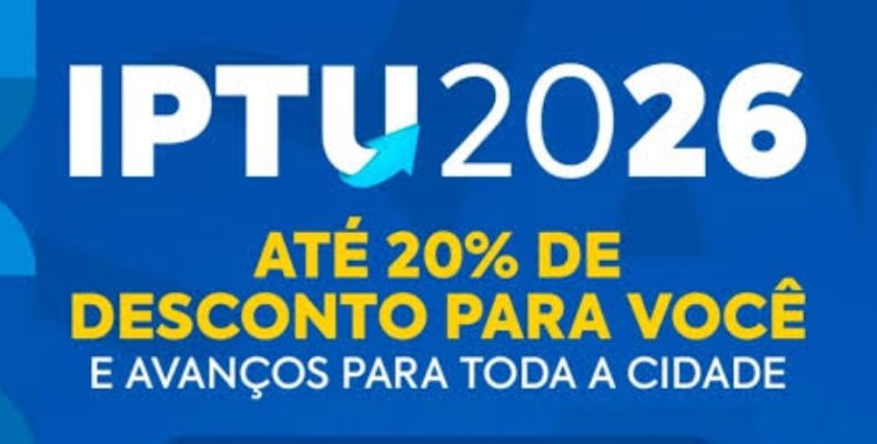 Campo Alegre de Goiás: Prazo final para IPTU 2026 com desconto de 20% vence em junho; cidade promete benefícios com a arrecadação