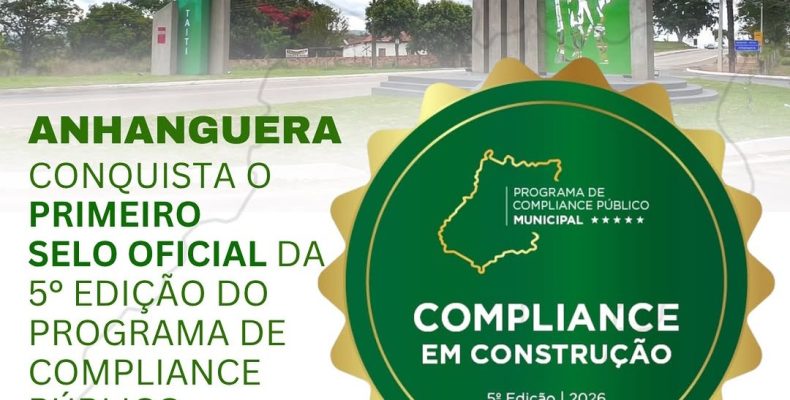 Anhanguera conquista primeiro selo oficial do Programa de Compliance Público Municipal 2026