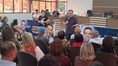 Ouvidor recebe Marconi Perillo em ato de apoio à pré-campanha ao governo de Goiás
