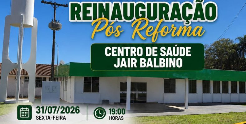 Prefeita Vanusa Gomes anuncia reinauguração do Centro de Saúde “Jair Balbino” e pacote de investimentos em Davinópolis
