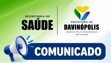 Centro de Saúde de Davinópolis terá apenas expediente externo nos dias 30 e 31 de julho