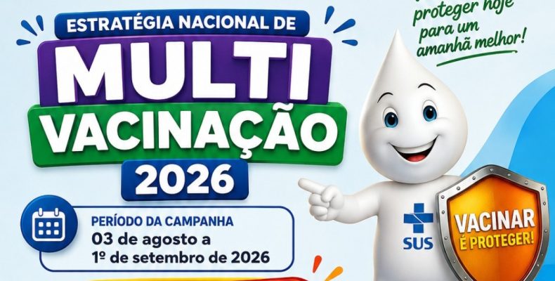 Estratégia nacional de Multi Vacinação 2026: Dia D acontece em 22 de agosto, em Campo Alegre