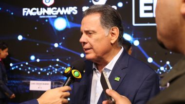 Em primeiro debate desta eleição, Marconi reforça compromissos e coloca valorização das forças de segurança entre prioridades