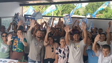 Lucas Guimarães reúne moradores de Anhanguera em apoio à candidatura de Bruno Peixoto a deputado federal