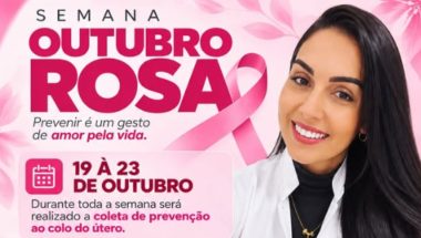 Davinópolis promove Semana Outubro Rosa com exames preventivos e palestra sobre saúde da mulher