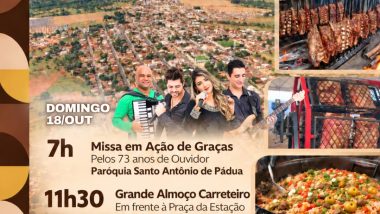 Ouvidor celebra 73 anos de emancipação política com programação especial neste domingo